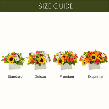Sun-drenched Blooms Box Bouquet – ANITA'S FLOWERS AND ICE CREAM LLC, Passaic NJ
