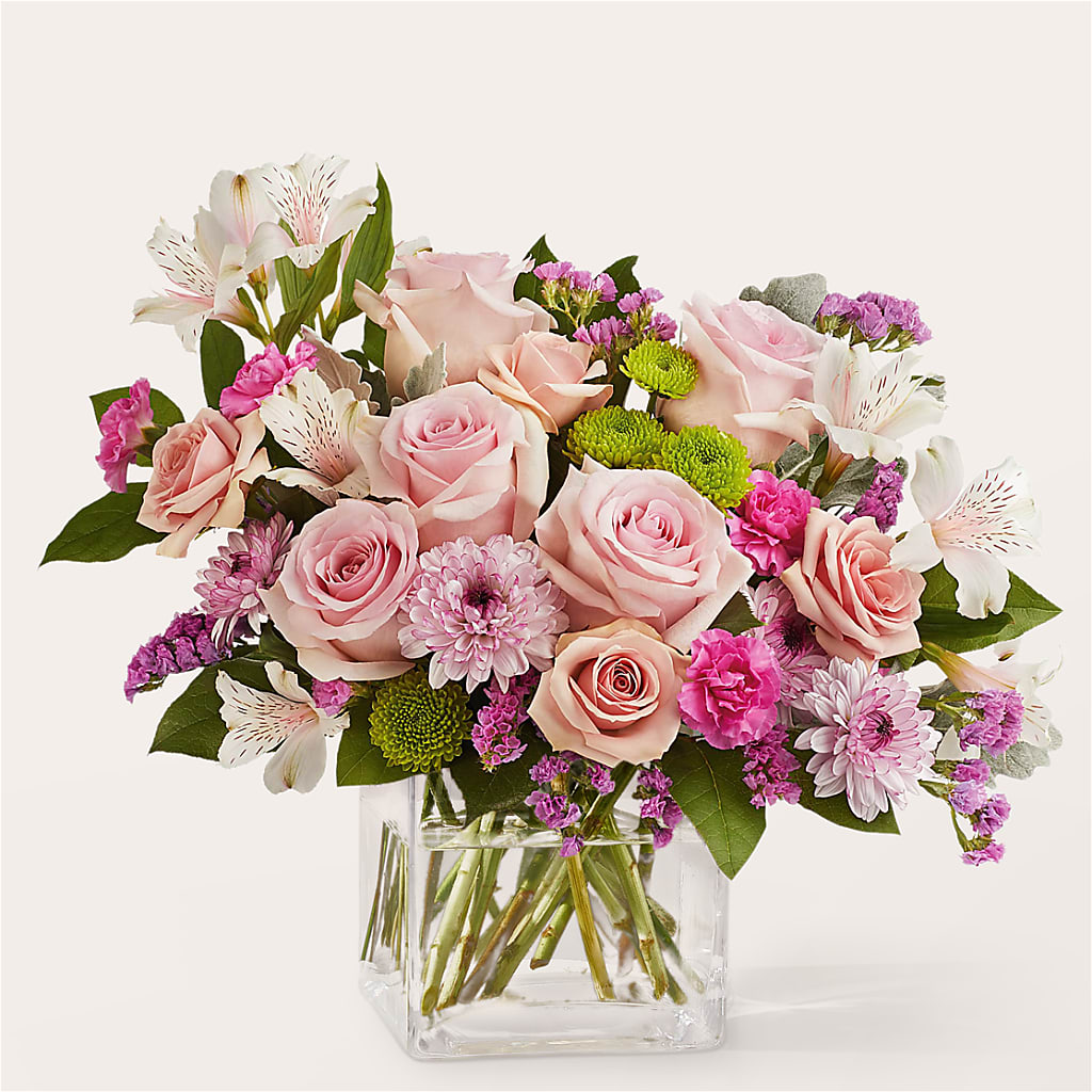 Pink Suede Bouquet – ANITA'S FLOWERS AND ICE CREAM LLC, Passaic NJ