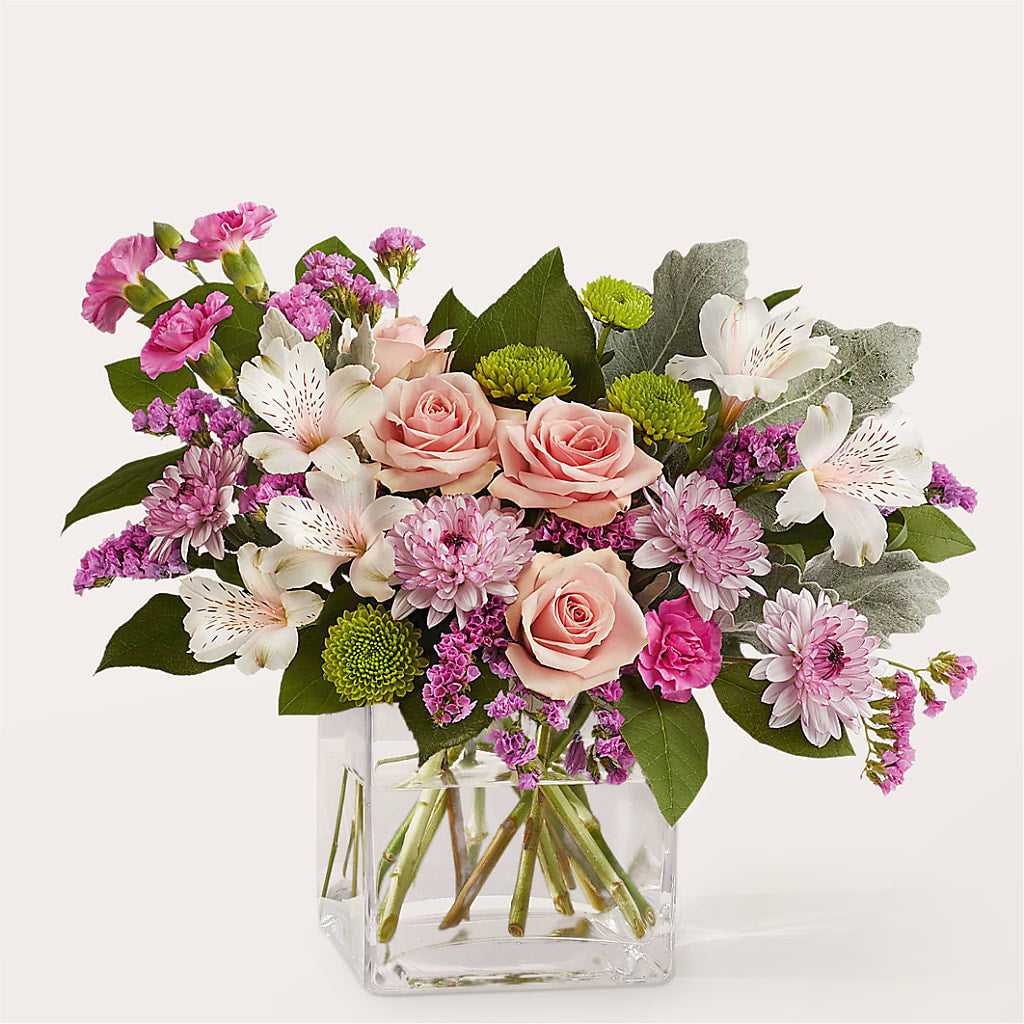 Pink Suede Bouquet – ANITA'S FLOWERS AND ICE CREAM LLC, Passaic NJ