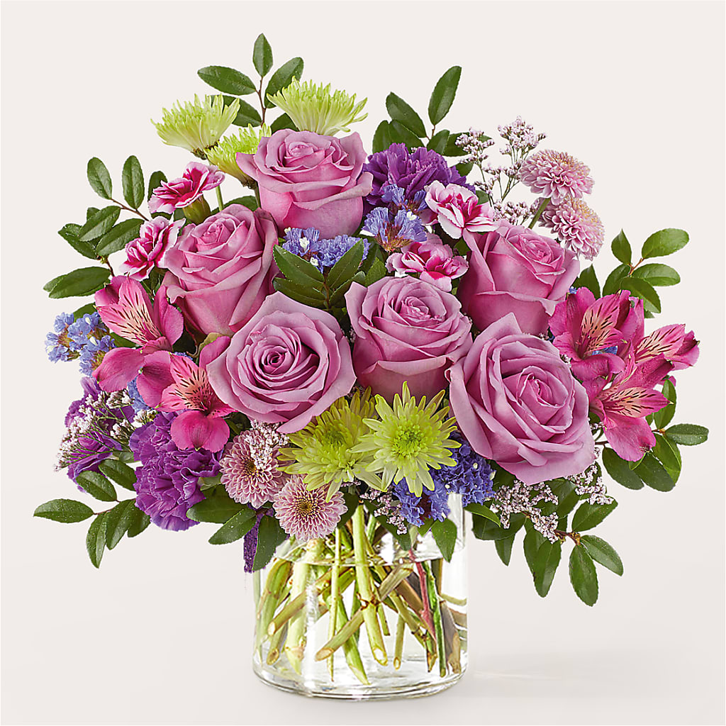 Glass Half Full Bouquet – ANITA'S FLOWERS AND ICE CREAM LLC, Passaic NJ