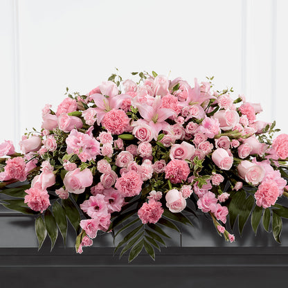 Garden of Comfort Casket Spray (Standard) – ANITA'S FLOWERS AND ICE CREAM LLC, Passaic NJ