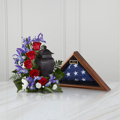 Patriotic Tribute Arrangement – ANITA'S FLOWERS AND ICE CREAM LLC, Passaic NJ