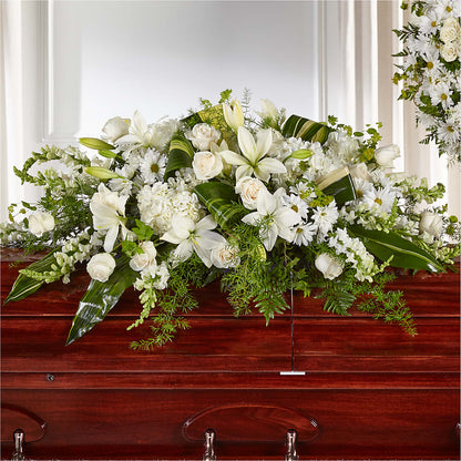 Abundance Casket Spray – ANITA'S FLOWERS AND ICE CREAM LLC, Passaic NJ