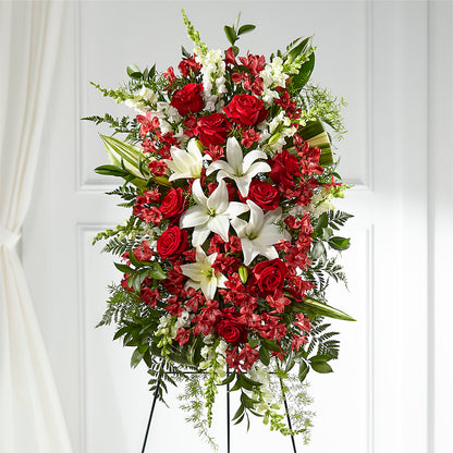 Everlasting Memory Standing Spray – ANITA'S FLOWERS AND ICE CREAM LLC, Passaic NJ