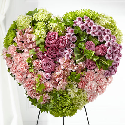 Heartwarming Standing Heart – ANITA'S FLOWERS AND ICE CREAM LLC, Passaic NJ