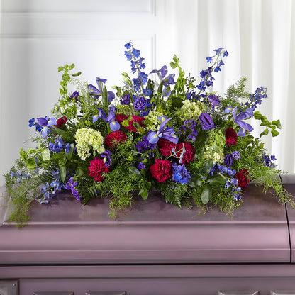 Always Treasured Casket Spray – ANITA'S FLOWERS AND ICE CREAM LLC, Passaic NJ