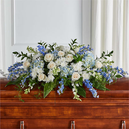 Timeless Essence Casket Spray – ANITA'S FLOWERS AND ICE CREAM LLC, Passaic NJ