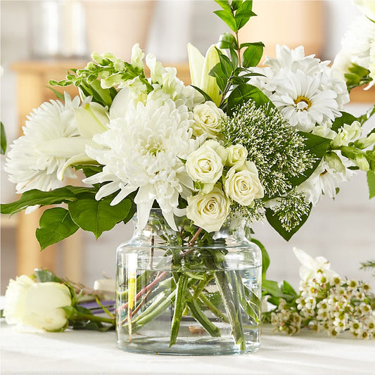Classic Ivory – A Florist Original – ANITA'S FLOWERS AND ICE CREAM LLC, Passaic NJ