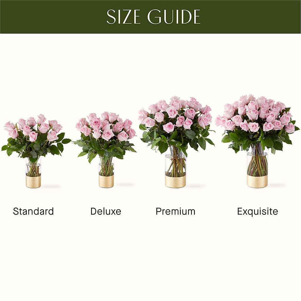 Picture Perfect Pink Rose Bouquet – ANITA'S FLOWERS AND ICE CREAM LLC, Passaic NJ
