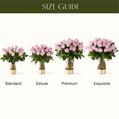 Picture Perfect Pink Rose Bouquet – ANITA'S FLOWERS AND ICE CREAM LLC, Passaic NJ