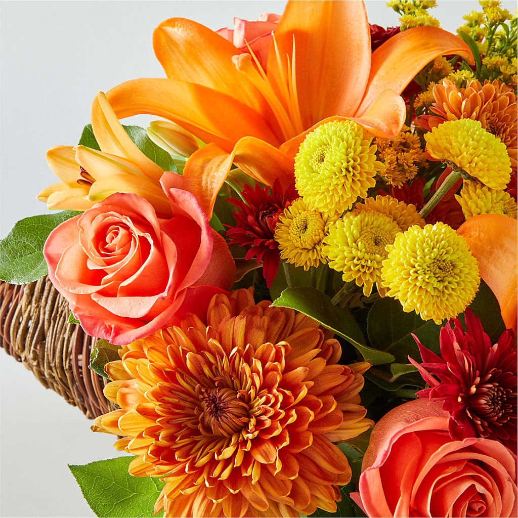 Bouquet of Blessings Cornucopia – ANITA'S FLOWERS AND ICE CREAM LLC, Passaic NJ