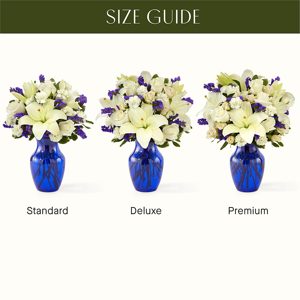 Sapphire Rush Bouquet – ANITA'S FLOWERS AND ICE CREAM LLC, Passaic NJ