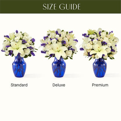 Sapphire Rush Bouquet – ANITA'S FLOWERS AND ICE CREAM LLC, Passaic NJ