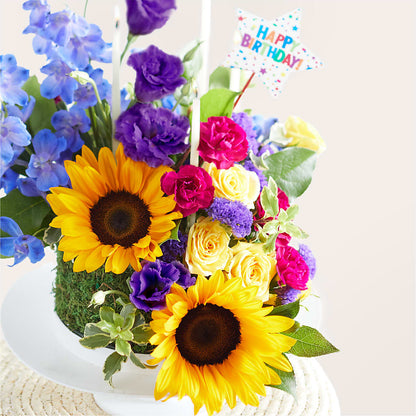 Star of the Day Floral Cake – ANITA'S FLOWERS AND ICE CREAM LLC, Passaic NJ