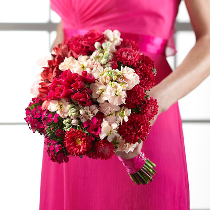 Pink Effervescence Bouquet – ANITA'S FLOWERS AND ICE CREAM LLC, Passaic NJ