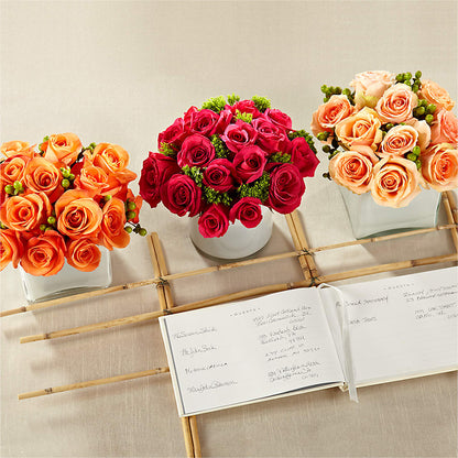 Dawn Rose Centerpiece – ANITA'S FLOWERS AND ICE CREAM LLC, Passaic NJ