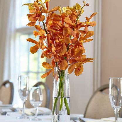 Orange Mokara Bud Vase – ANITA'S FLOWERS AND ICE CREAM LLC, Passaic NJ