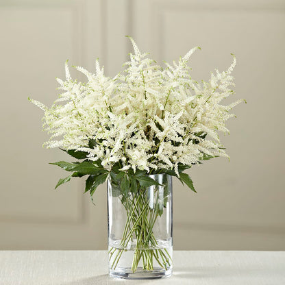 White Astilbe Bouquet – ANITA'S FLOWERS AND ICE CREAM LLC, Passaic NJ